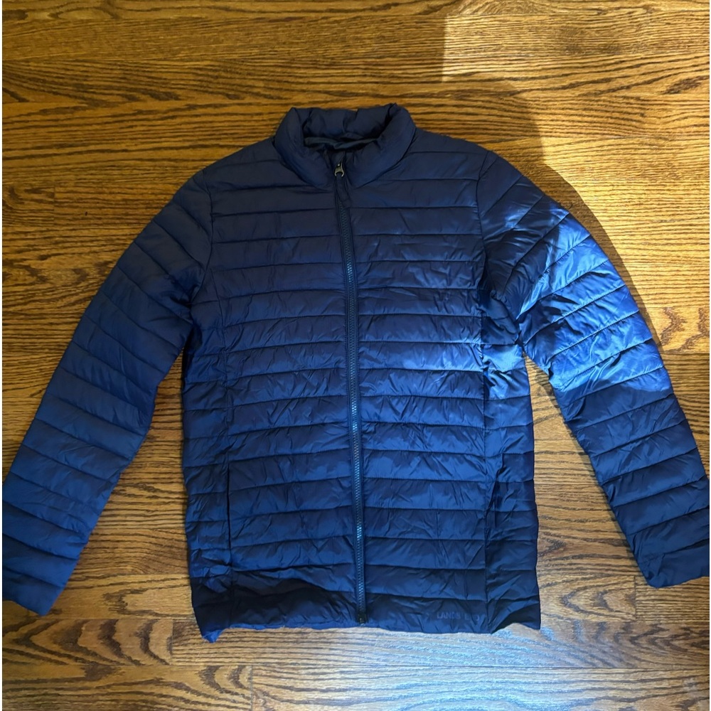 Lands’ End puffer jacket boys size XL 14-16y - Picture 2 of 7